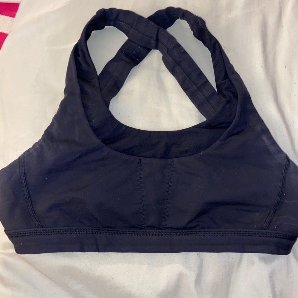 Lulu lemon black sports bra